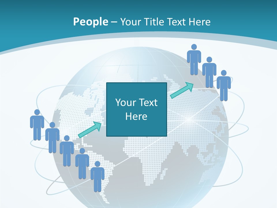 Continent Modern Communication PowerPoint Template