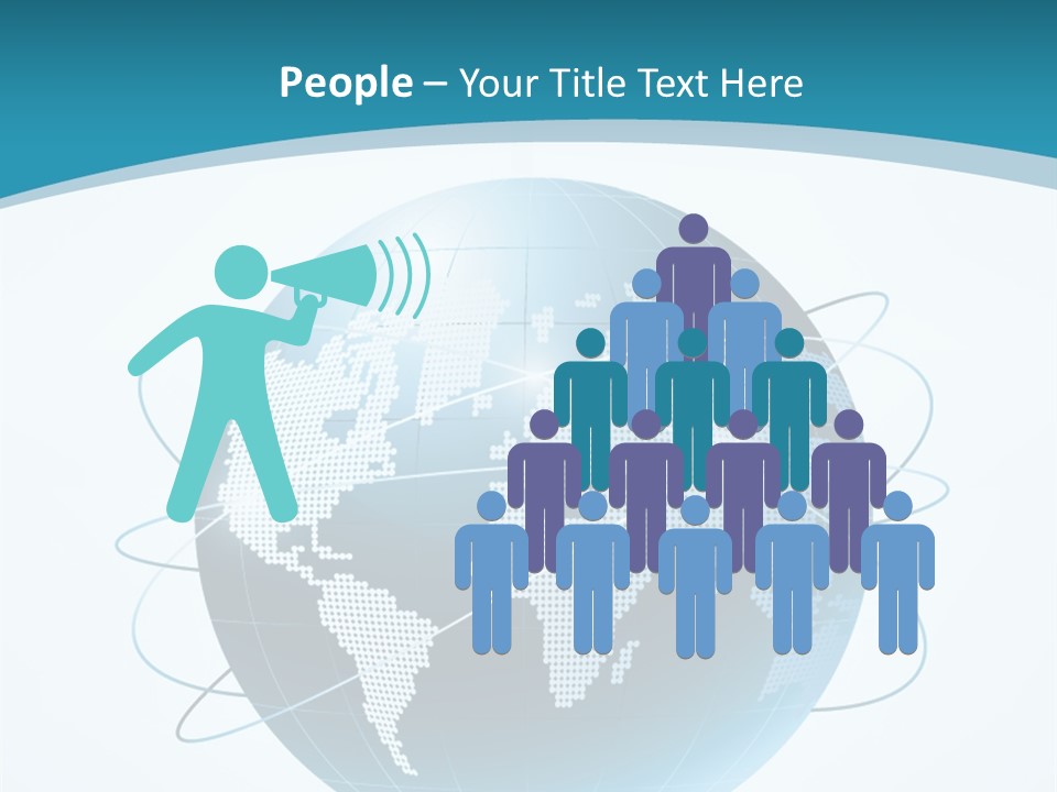 Continent Modern Communication PowerPoint Template