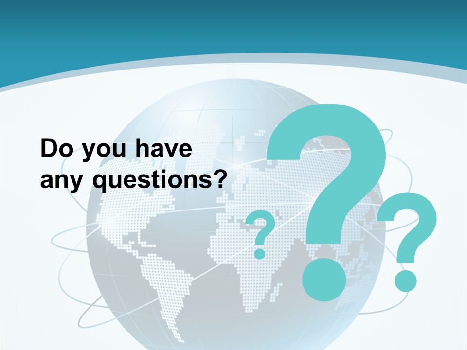 Continent Modern Communication PowerPoint Template