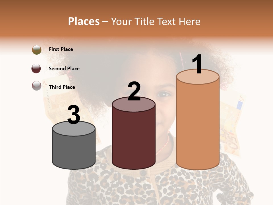 White One Moneybox PowerPoint Template