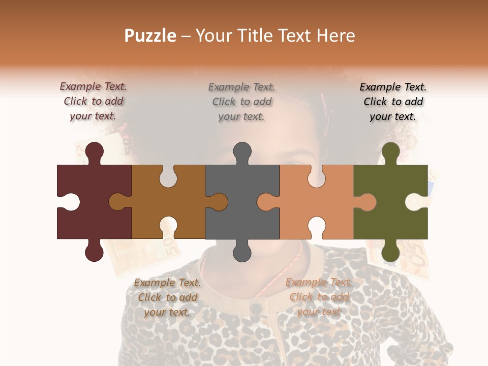 White One Moneybox PowerPoint Template