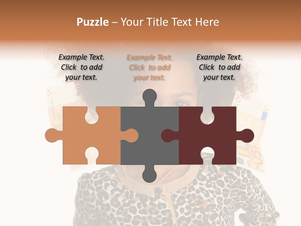 White One Moneybox PowerPoint Template