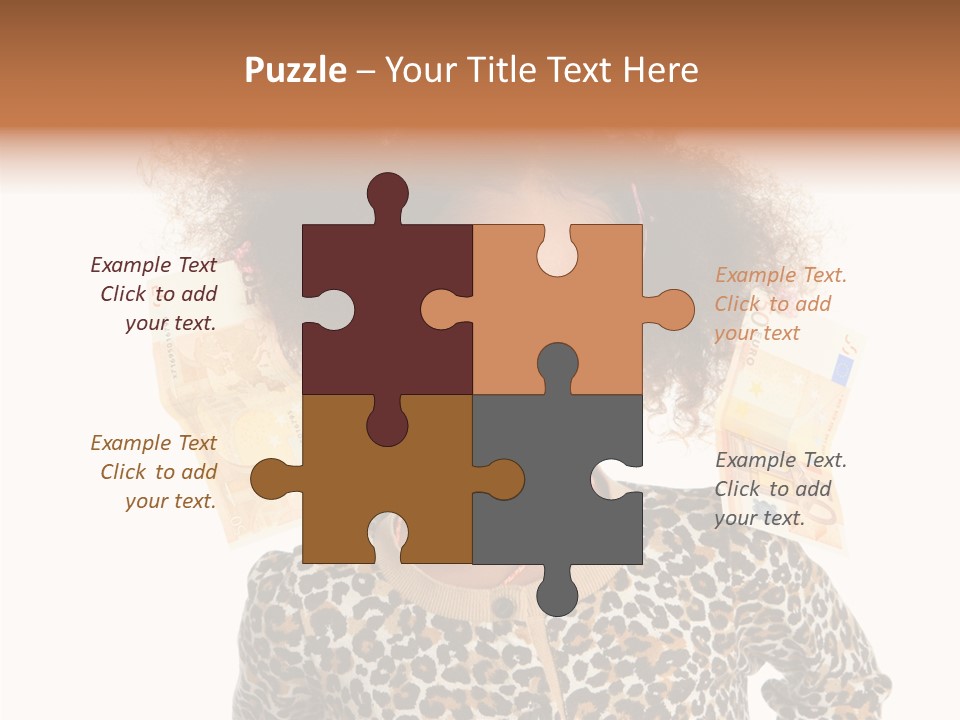 White One Moneybox PowerPoint Template