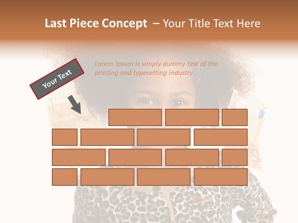 White One Moneybox PowerPoint Template