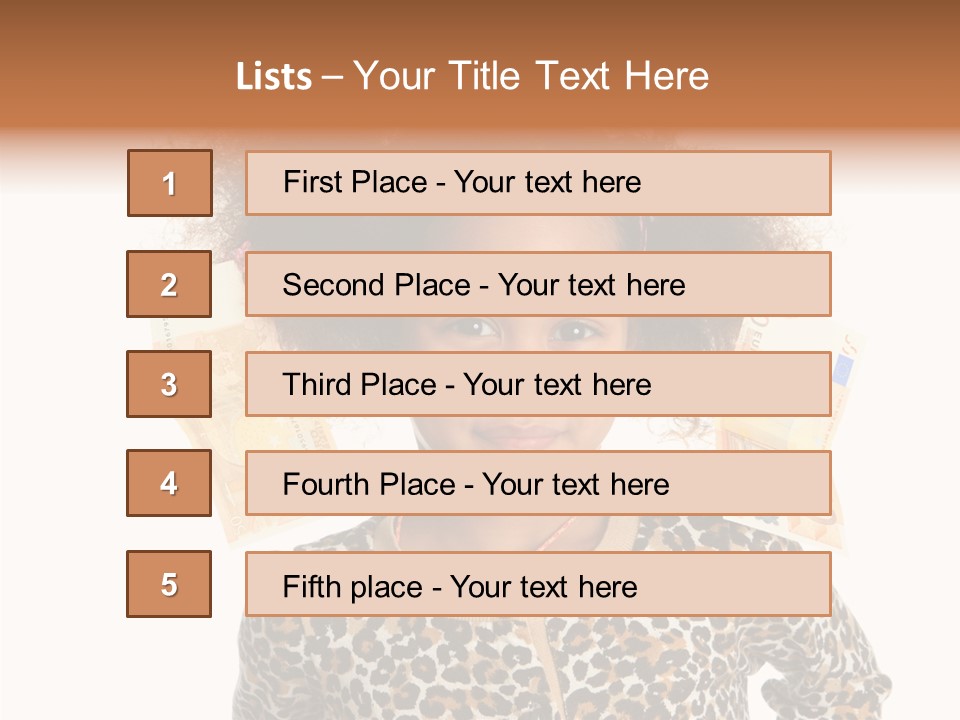 White One Moneybox PowerPoint Template