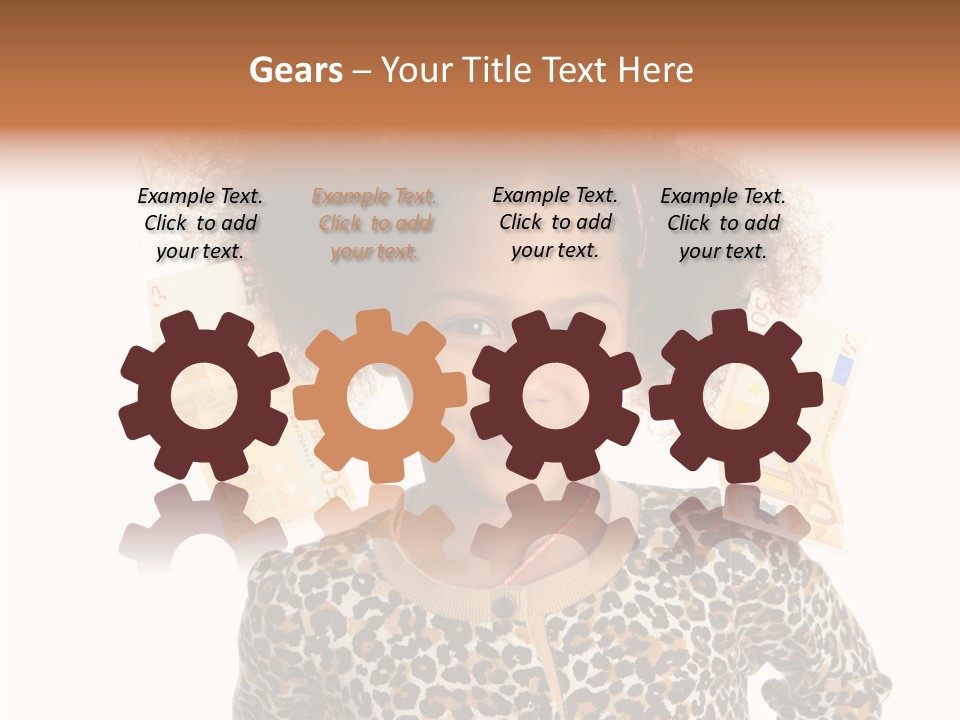 White One Moneybox PowerPoint Template