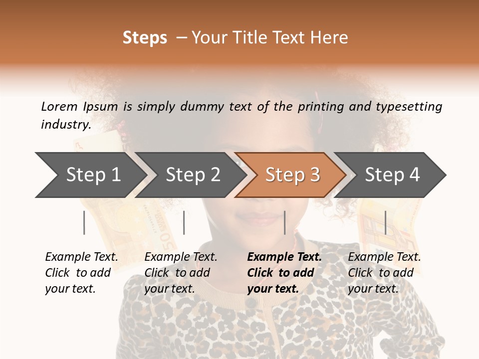 White One Moneybox PowerPoint Template