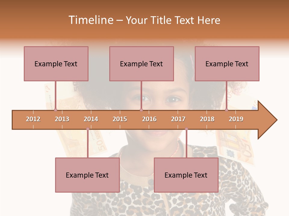 White One Moneybox PowerPoint Template