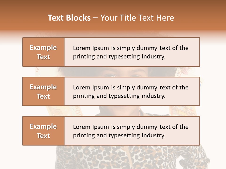 White One Moneybox PowerPoint Template