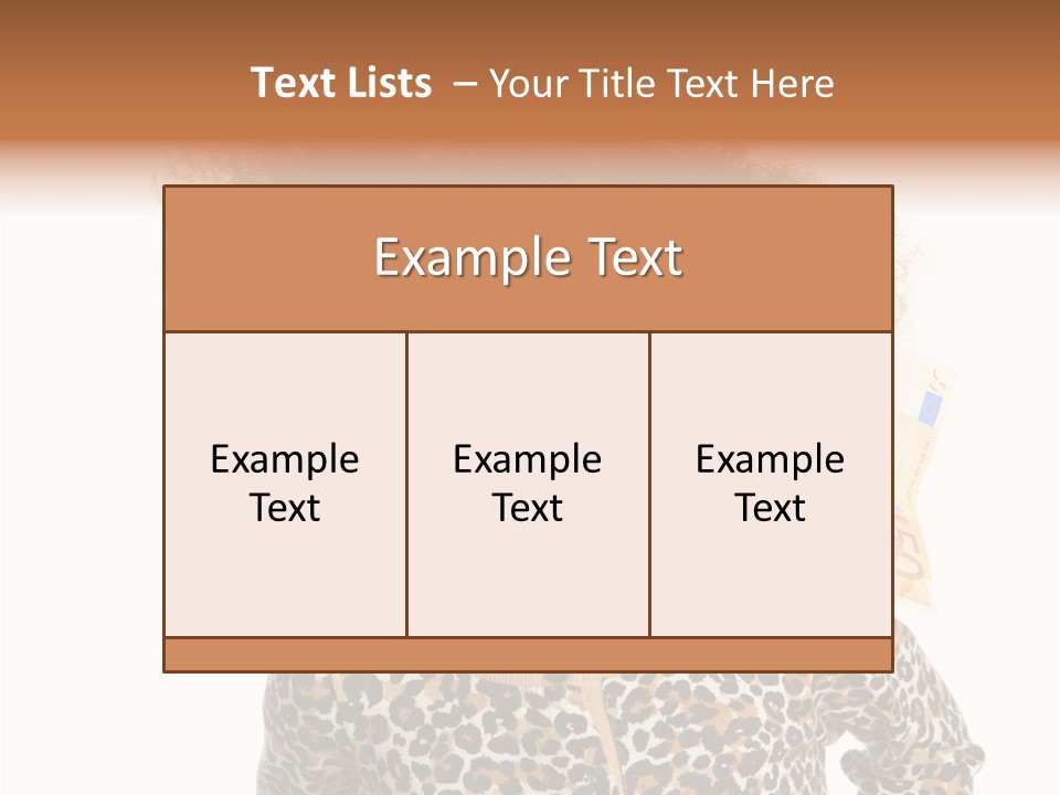 White One Moneybox PowerPoint Template