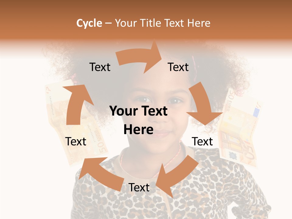 White One Moneybox PowerPoint Template