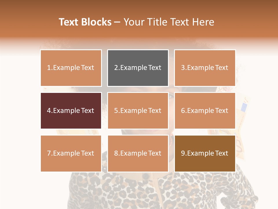 White One Moneybox PowerPoint Template