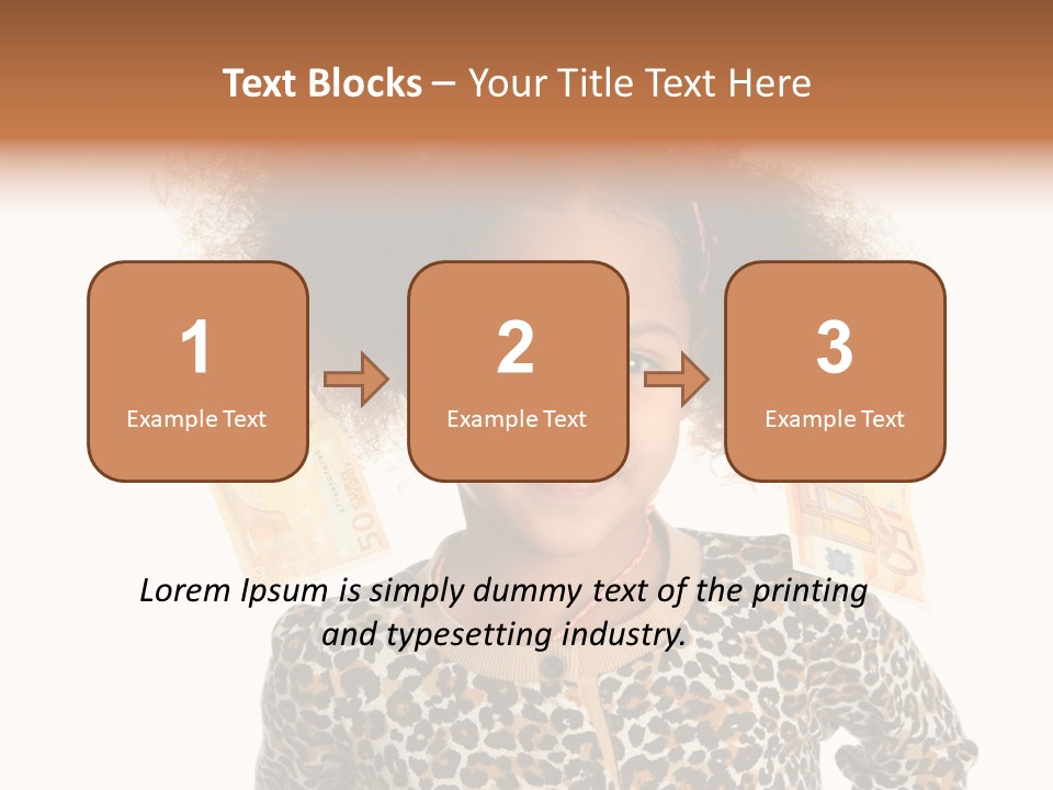 White One Moneybox PowerPoint Template