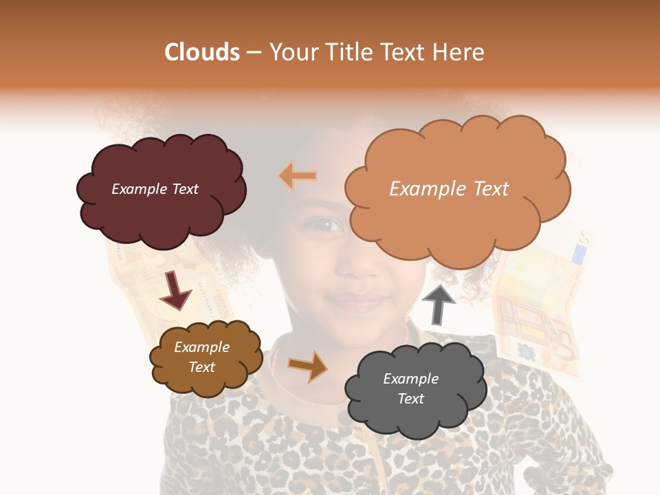 White One Moneybox PowerPoint Template