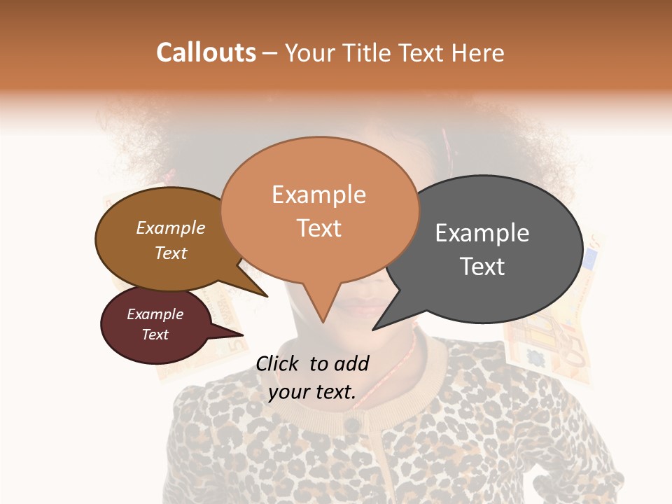 White One Moneybox PowerPoint Template