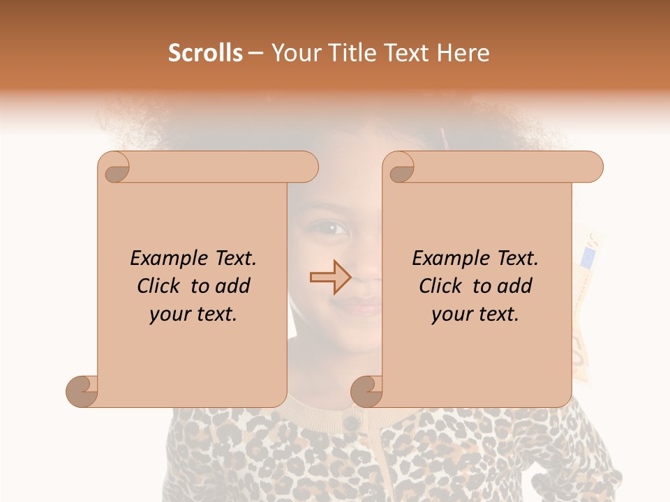 White One Moneybox PowerPoint Template
