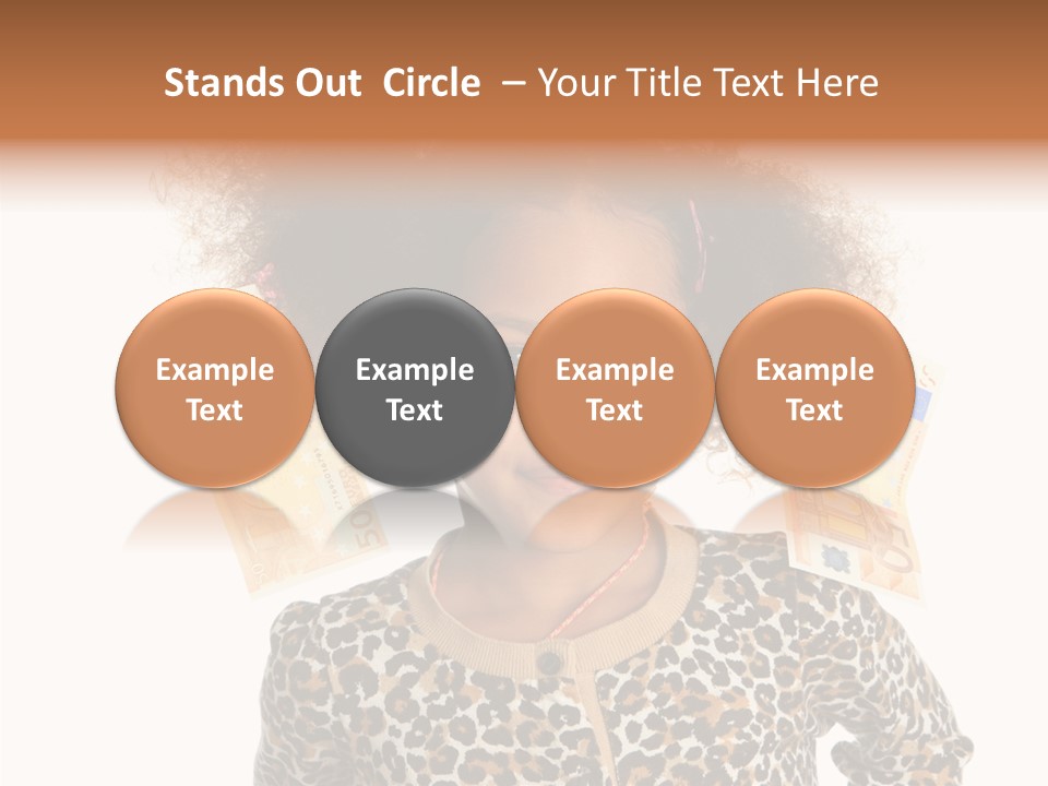 White One Moneybox PowerPoint Template