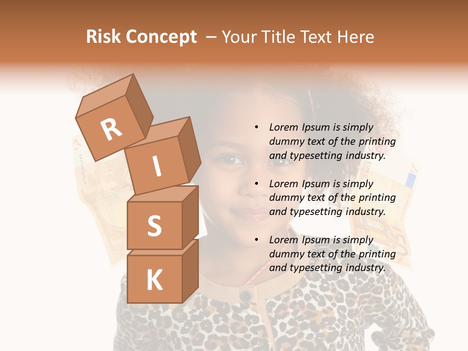 White One Moneybox PowerPoint Template