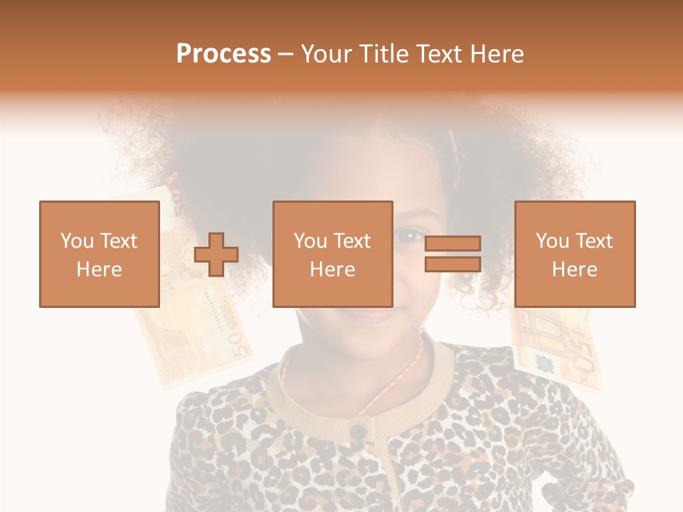 White One Moneybox PowerPoint Template