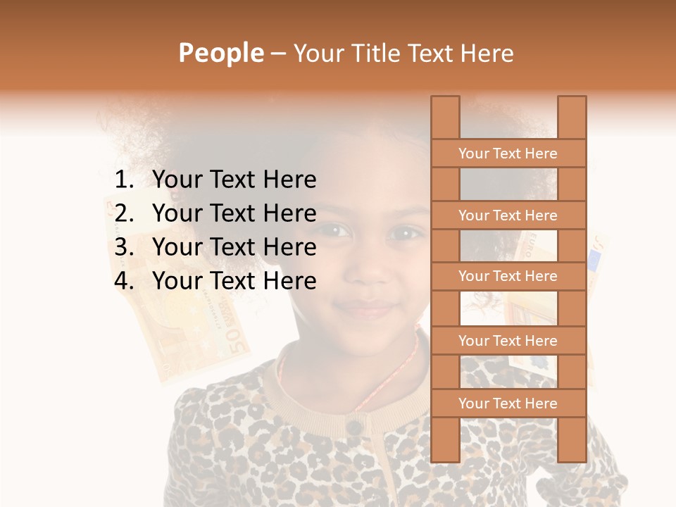 White One Moneybox PowerPoint Template