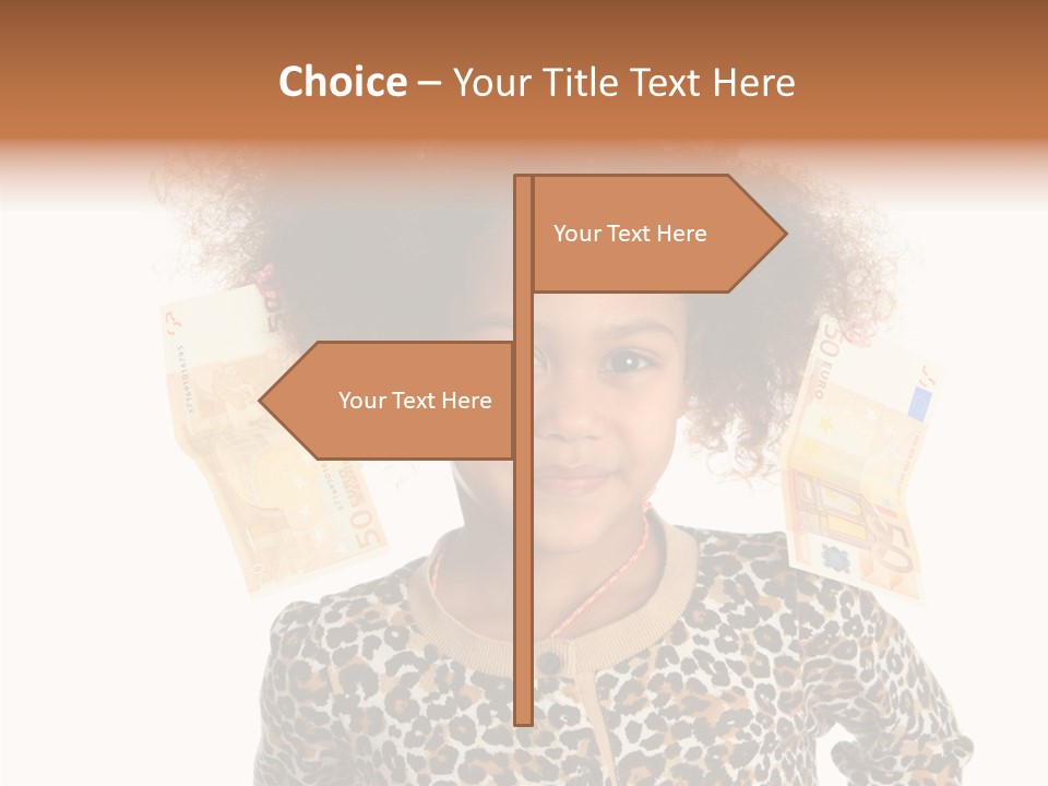 White One Moneybox PowerPoint Template