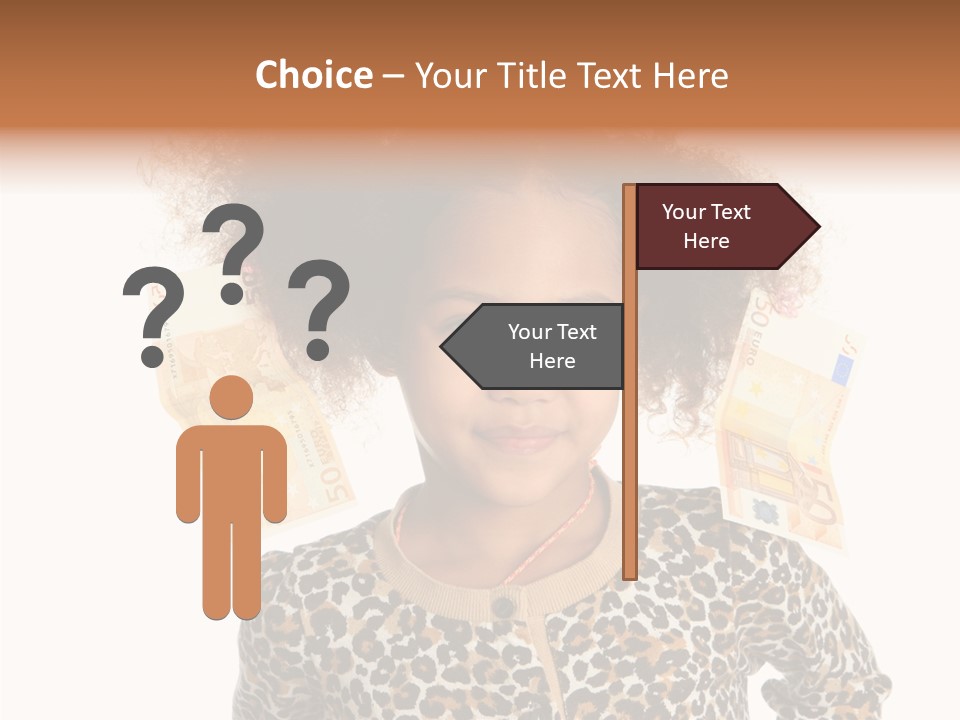 White One Moneybox PowerPoint Template