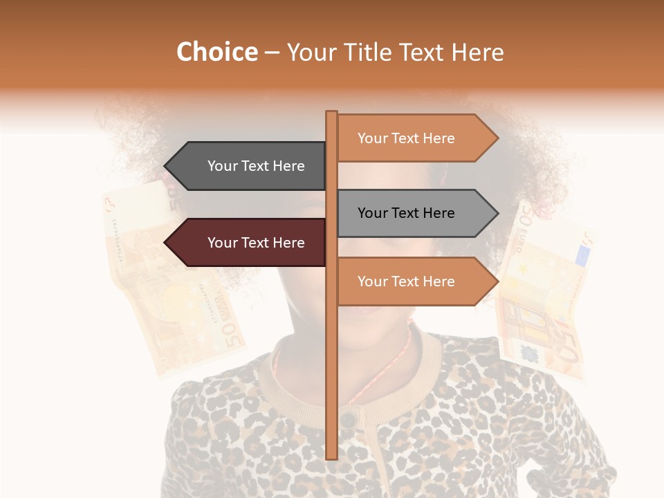 White One Moneybox PowerPoint Template