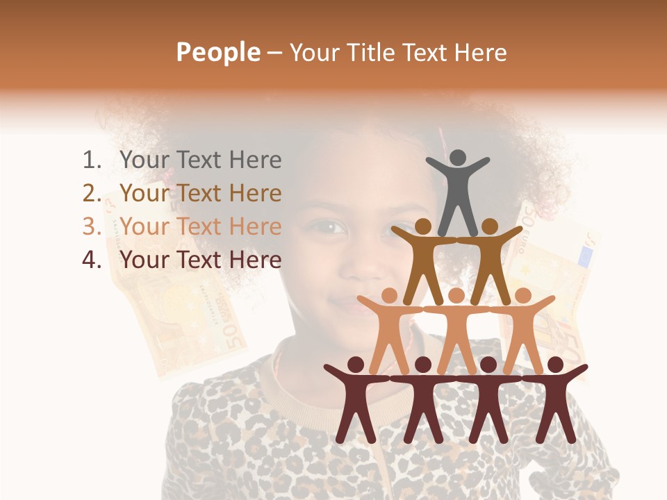 White One Moneybox PowerPoint Template