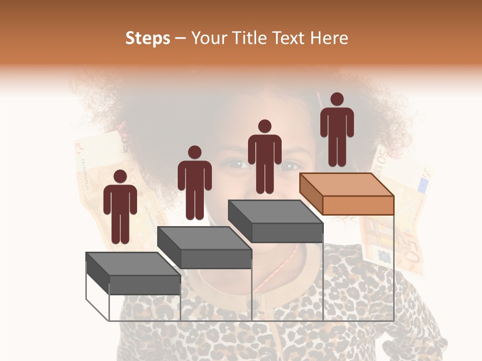 White One Moneybox PowerPoint Template