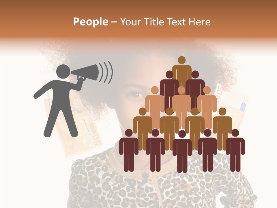 White One Moneybox PowerPoint Template