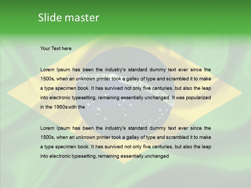 Weathered National Worn PowerPoint Template