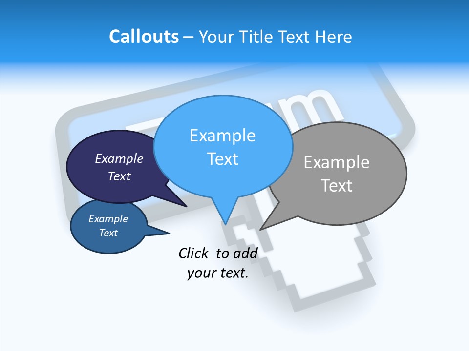 Like Click Cursor PowerPoint Template