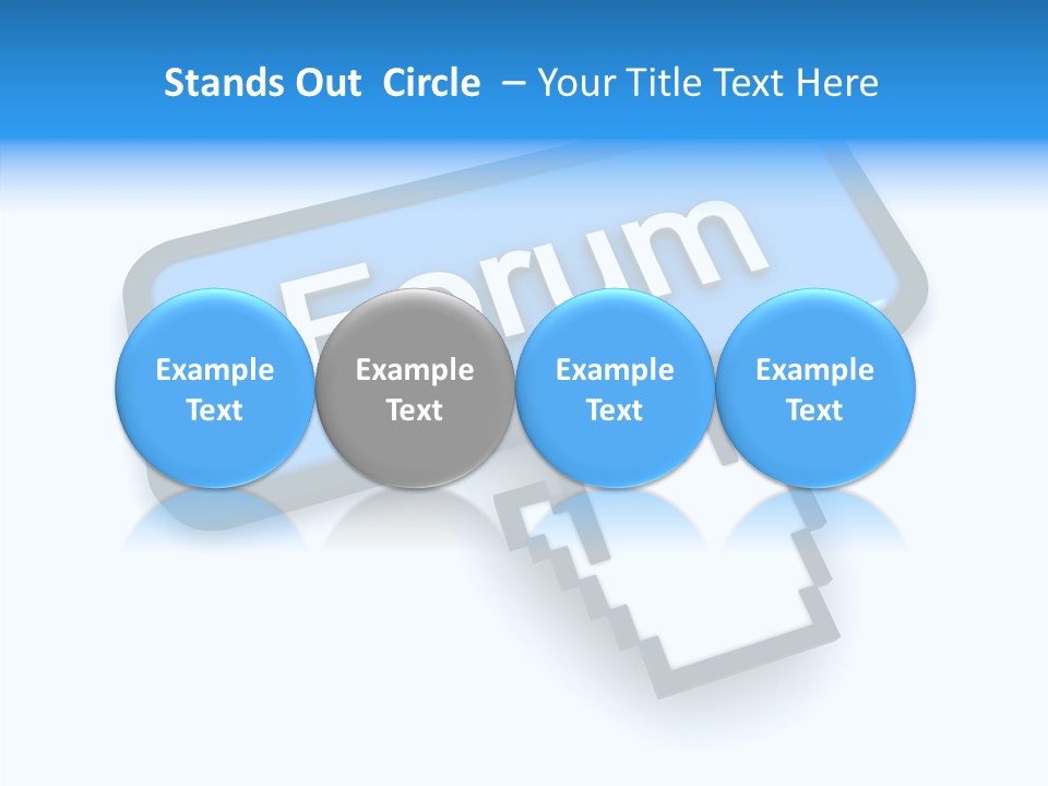 Like Click Cursor PowerPoint Template