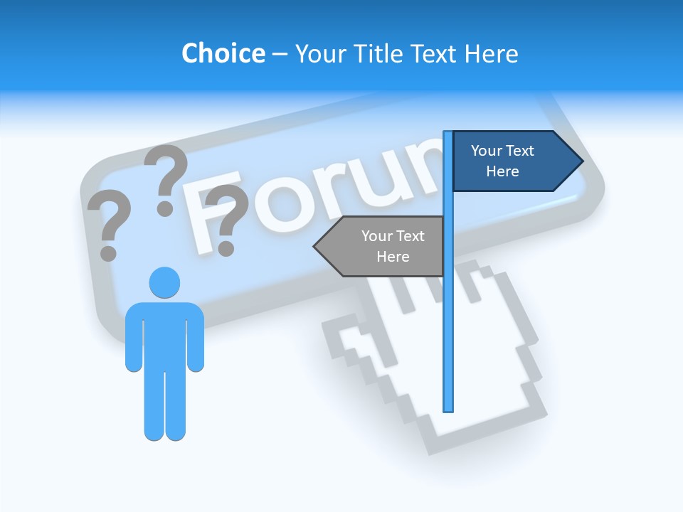 Like Click Cursor PowerPoint Template
