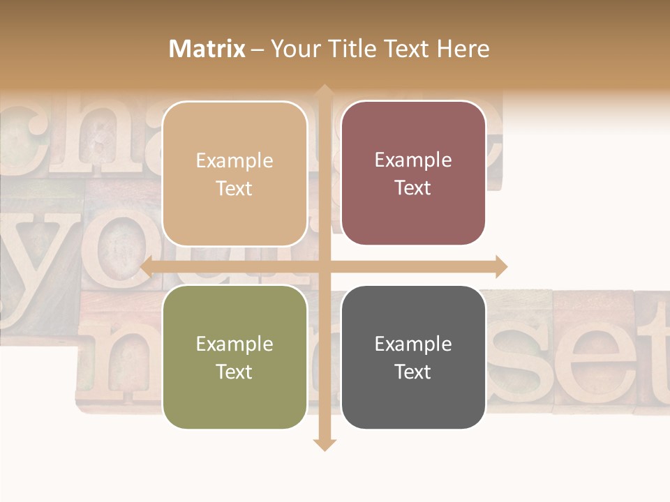 Antique Grunge Typography PowerPoint Template