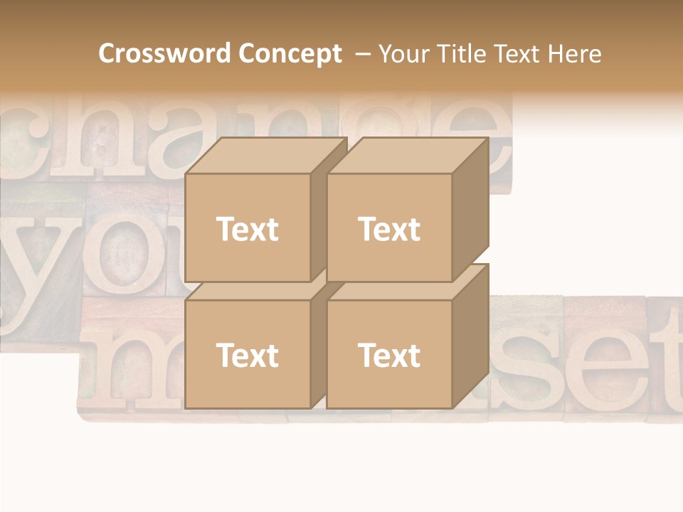 Antique Grunge Typography PowerPoint Template