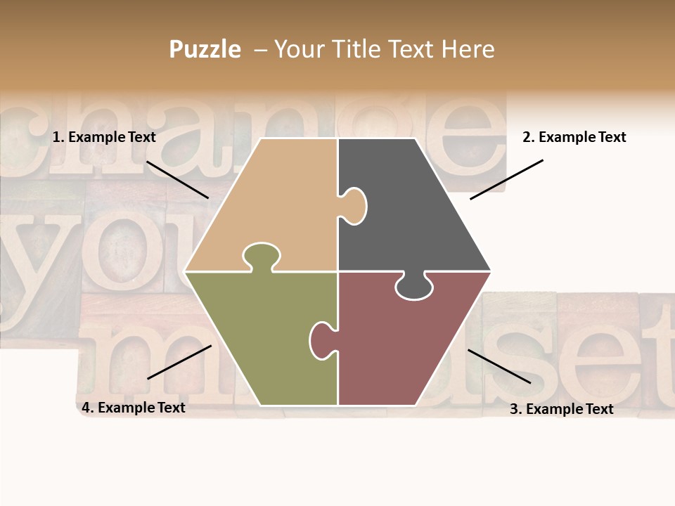 Antique Grunge Typography PowerPoint Template