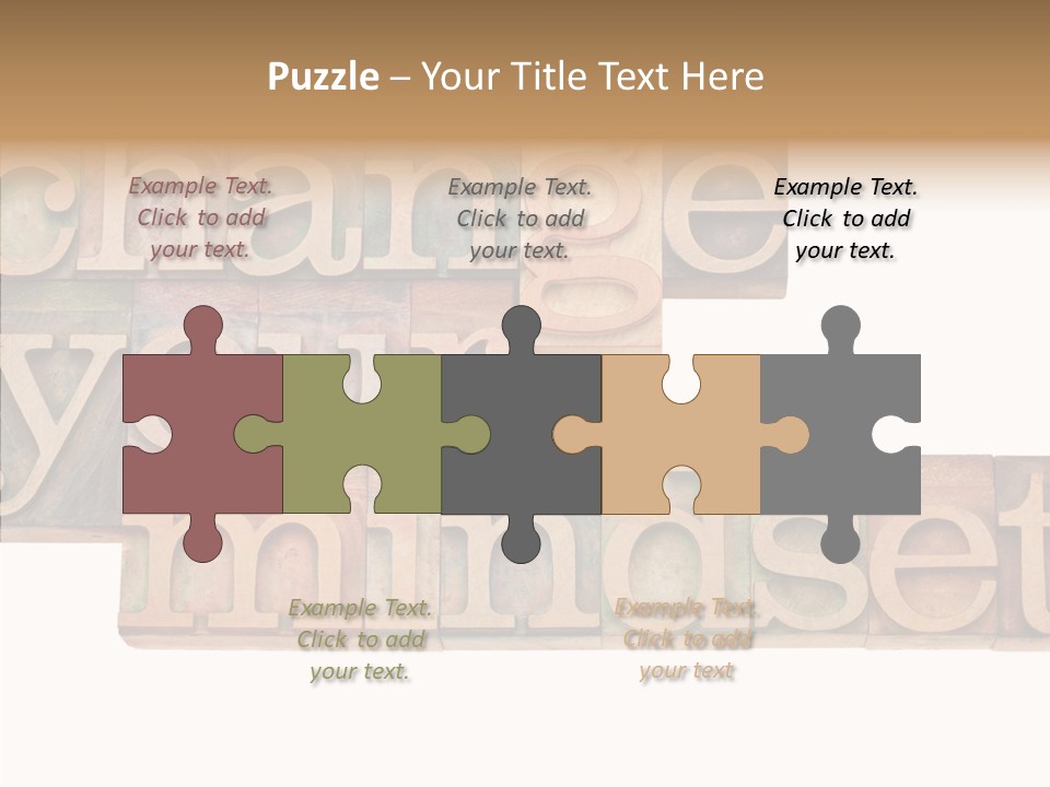 Antique Grunge Typography PowerPoint Template