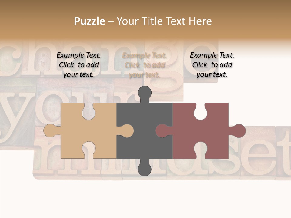 Antique Grunge Typography PowerPoint Template