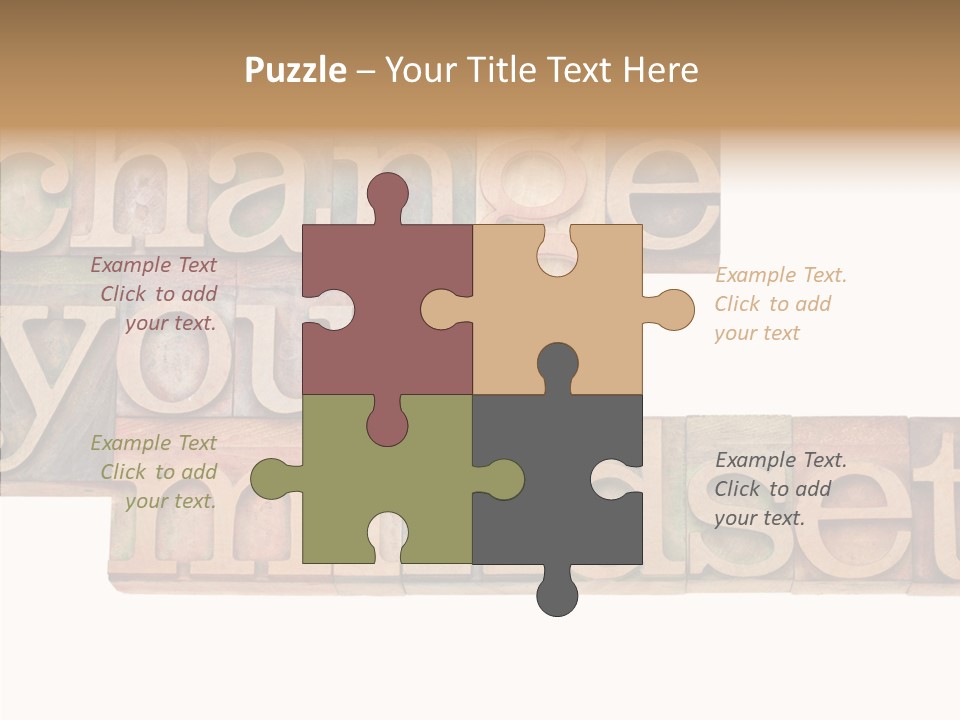 Antique Grunge Typography PowerPoint Template