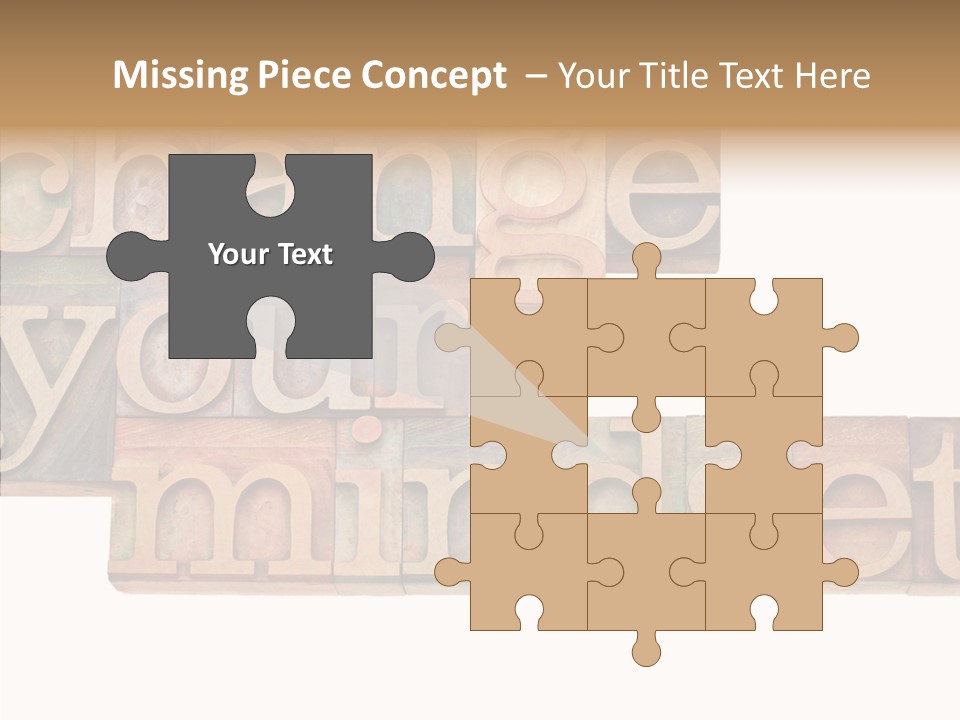 Antique Grunge Typography PowerPoint Template