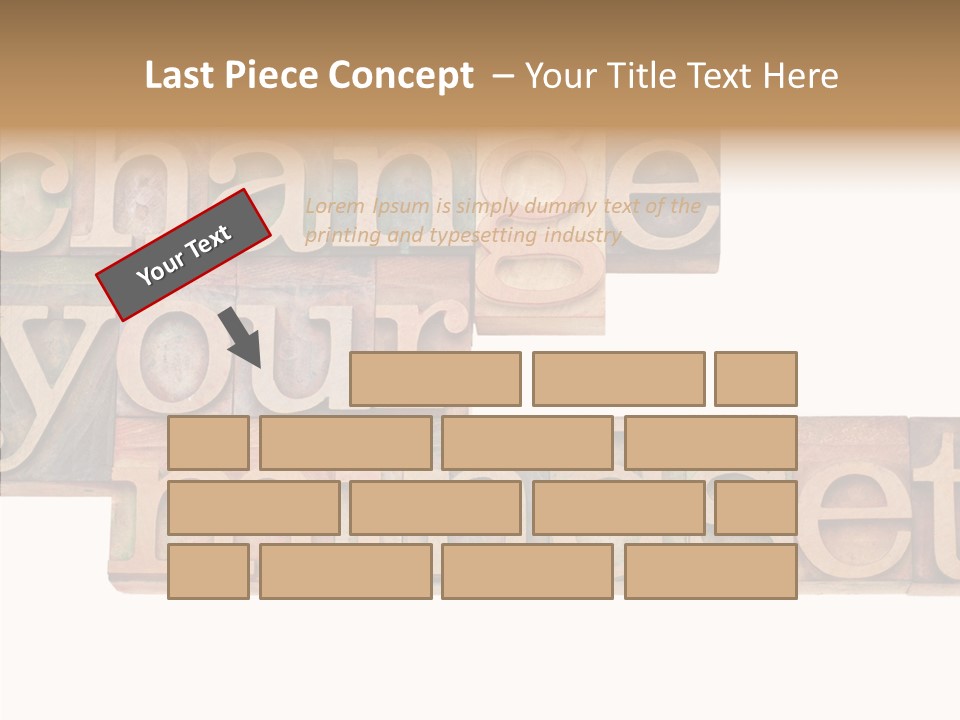 Antique Grunge Typography PowerPoint Template