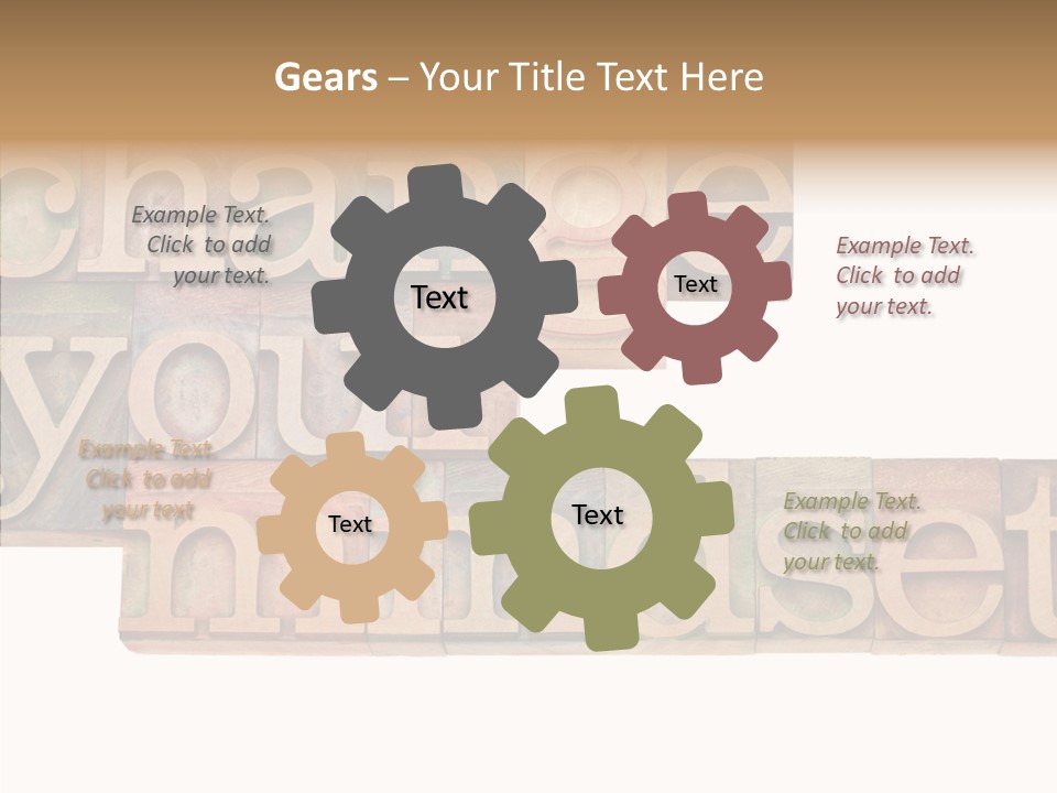 Antique Grunge Typography PowerPoint Template