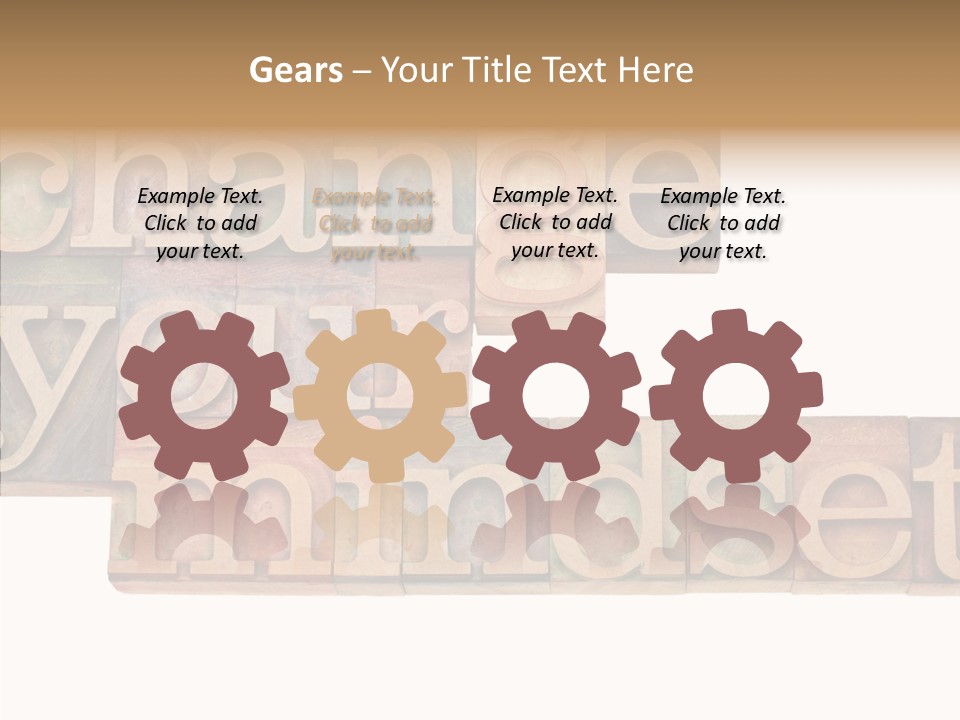 Antique Grunge Typography PowerPoint Template