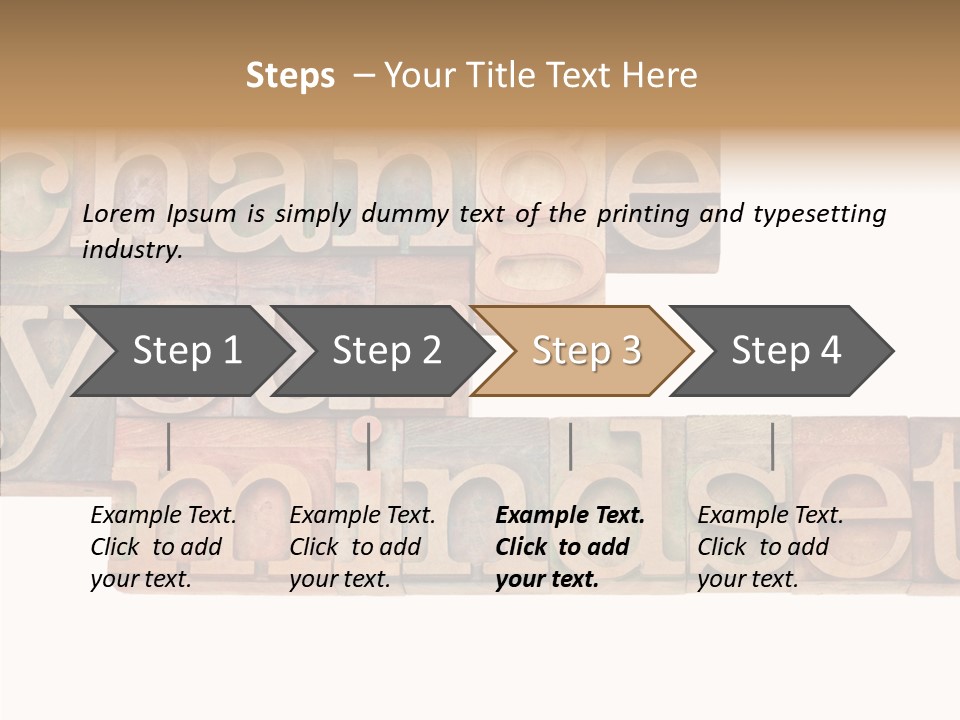 Antique Grunge Typography PowerPoint Template
