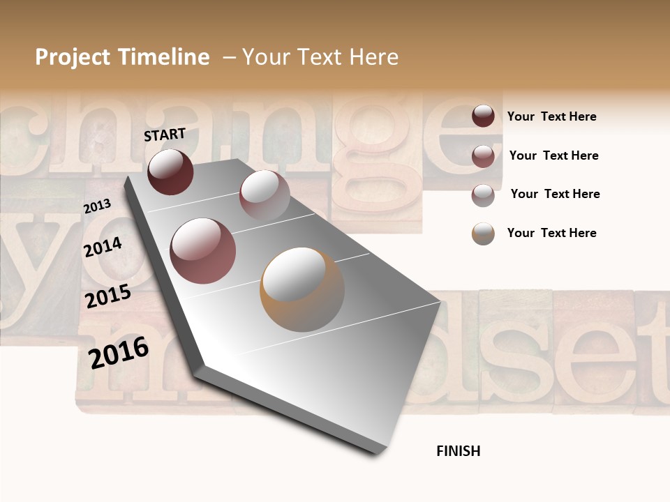 Antique Grunge Typography PowerPoint Template