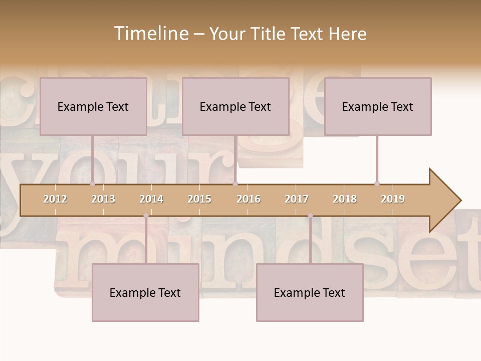Antique Grunge Typography PowerPoint Template