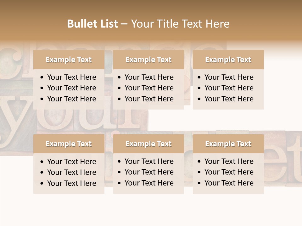 Antique Grunge Typography PowerPoint Template