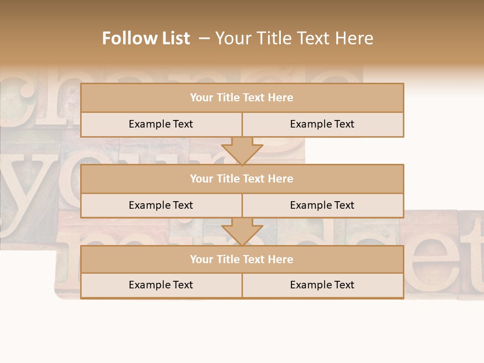 Antique Grunge Typography PowerPoint Template