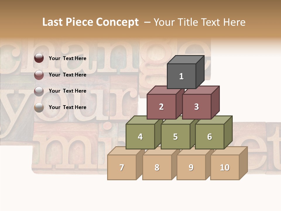 Antique Grunge Typography PowerPoint Template